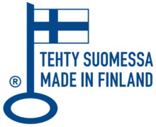 Tehty Suomessa - Kruunuaita avainlippu